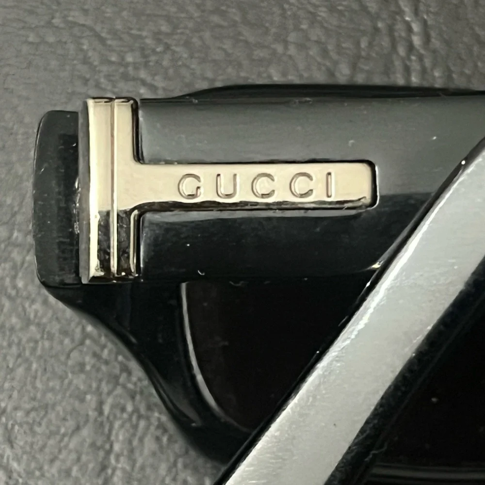 Gucci rectangle glasses black - Picture 3 of 5